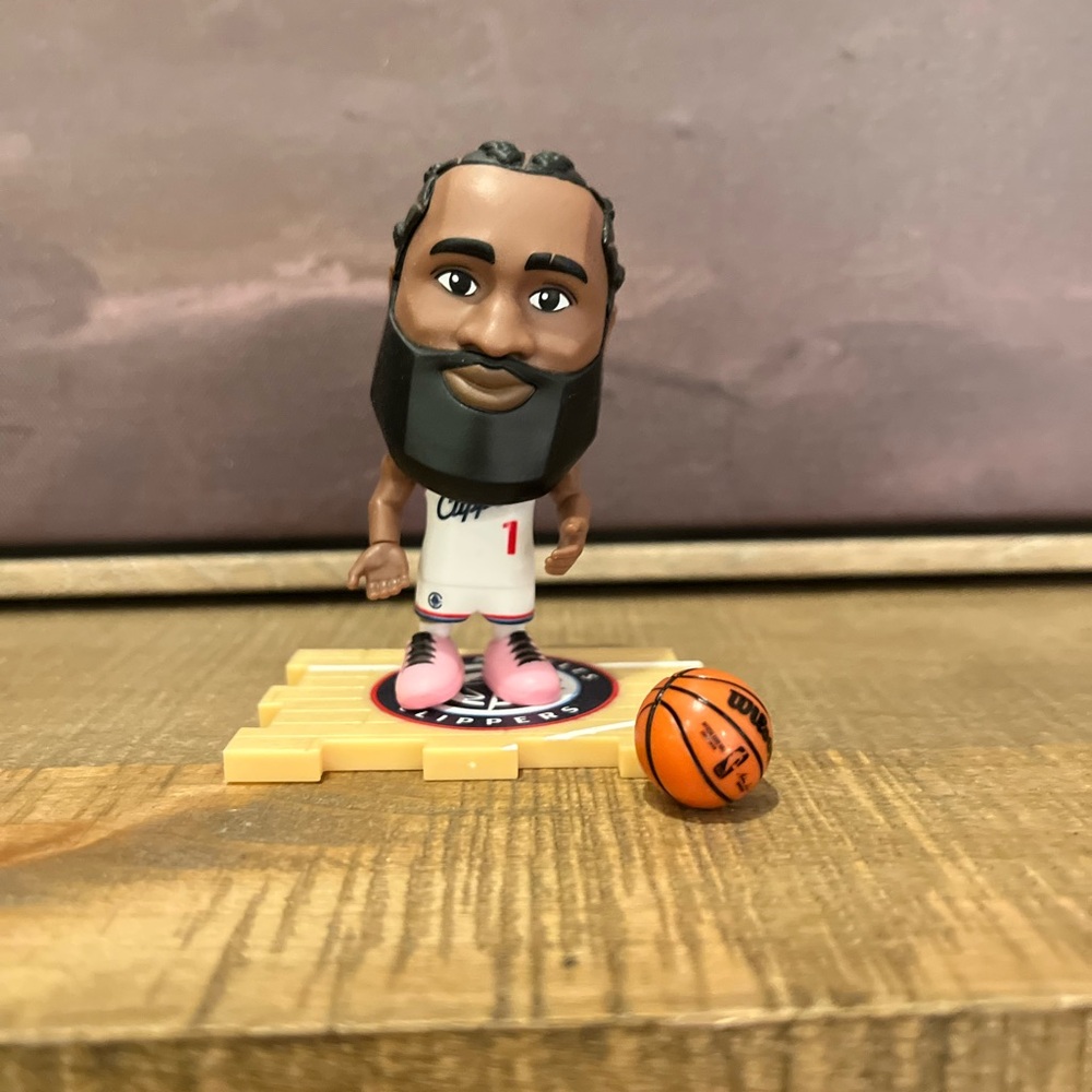 Zuru 5 Surprise NBA Ballers collectible figure, James Harden LA Clippers